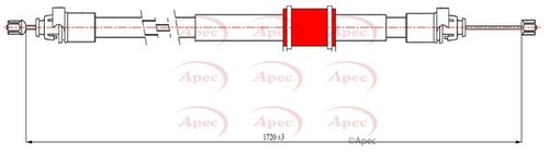 Apec cab1617 parking brake - apec,