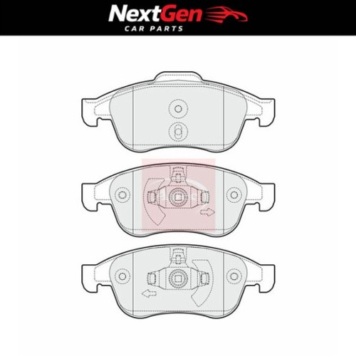 Front brake pads apec - front, for