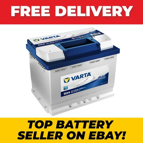 Varta d24 car battery 12v - car, blue