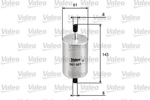 Valeo 587001 fuel filter - valeo,