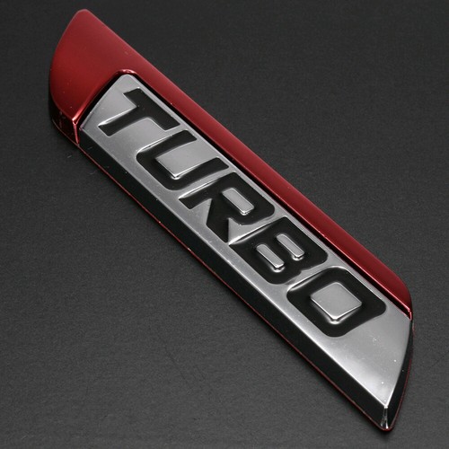 1pc red turbo - red, logo