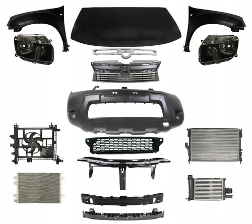 Set hood front mask - bumper, for