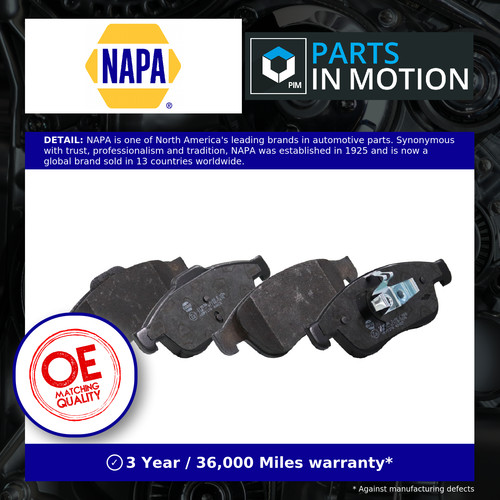 Brake pads set - brake, nbp1376