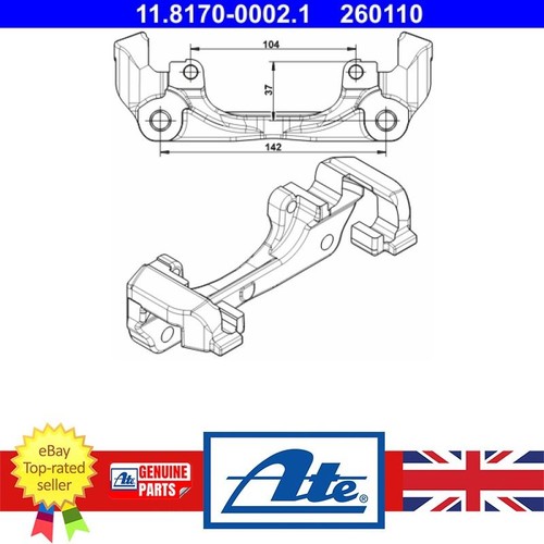 Brake caliper bracket - caliper,