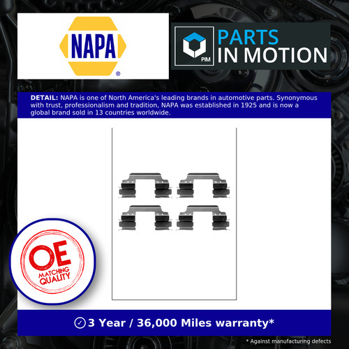 Brake pad fitting - brake, kit