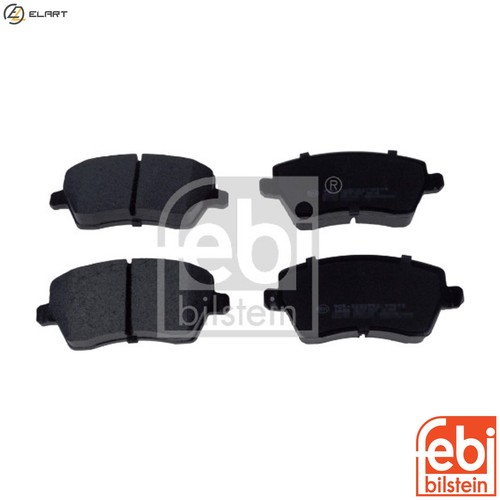 Brake pad set disc - set, 16523