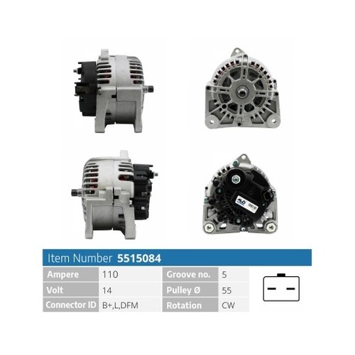 Alternator eb1689q 23100bn700 - alternator,