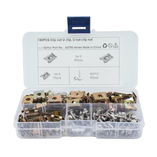 Assorted spire clips nuts - spire,