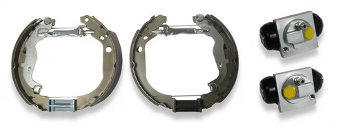 Brake shoes pre assembled - brake, pre-assembled