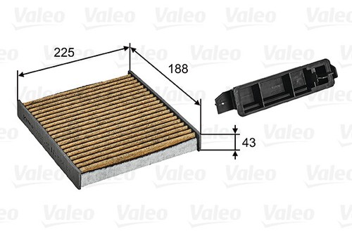 Valeo 701030 filter - filter,, interior